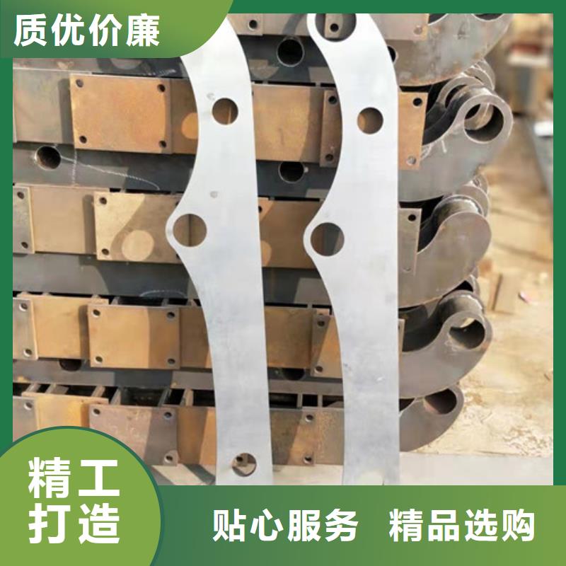 护栏钢板立柱来图定制
