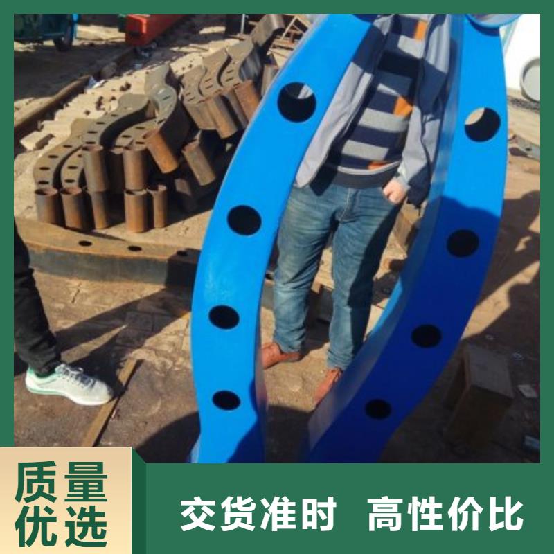 不锈钢复合管景观护栏现场发货