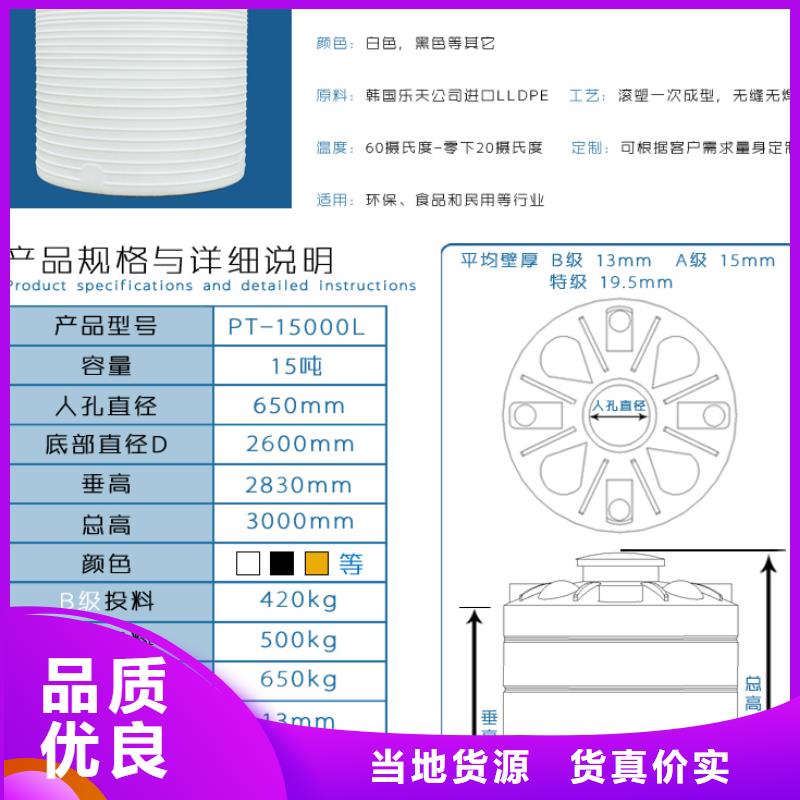 3吨塑料储油罐价格
