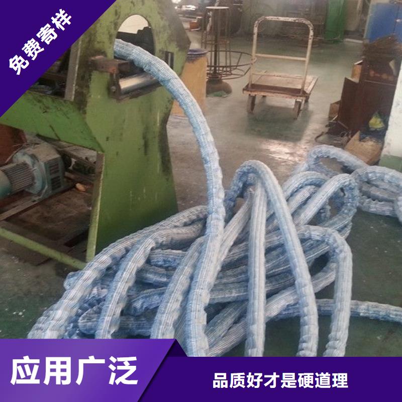软式透水管塑料土工格栅用心制作