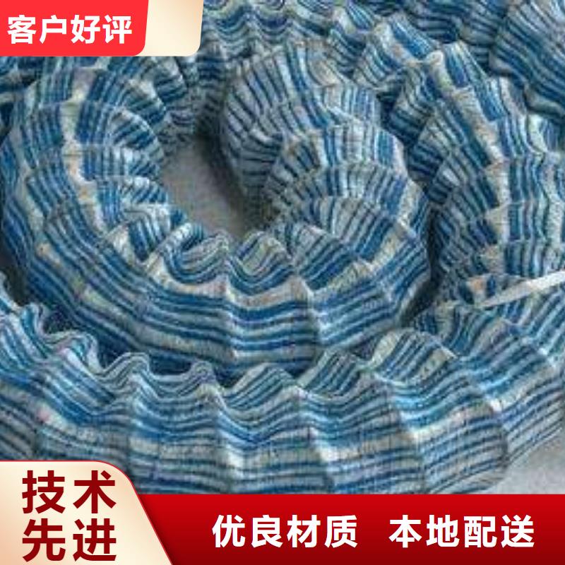 软式透水管塑料土工格栅用心制作