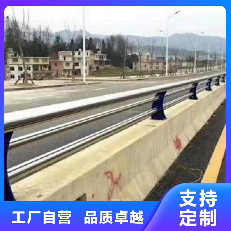 防撞栏镀锌喷塑钢板立柱现货供应