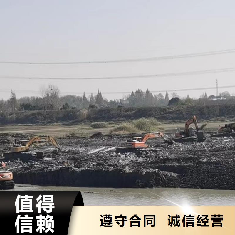 信誉好的水上船挖掘机出租厂家