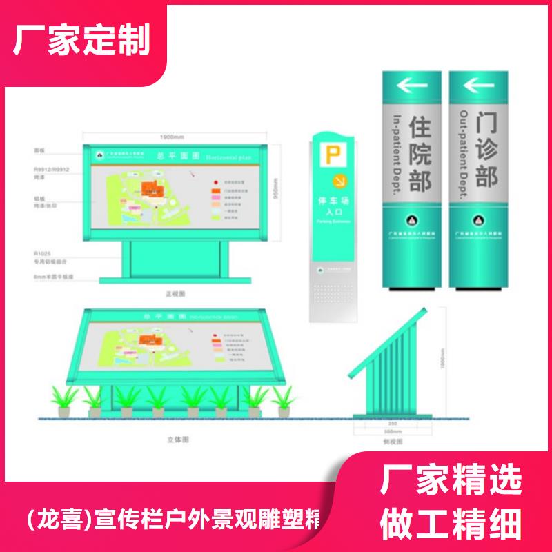 户外立式导向牌发货快