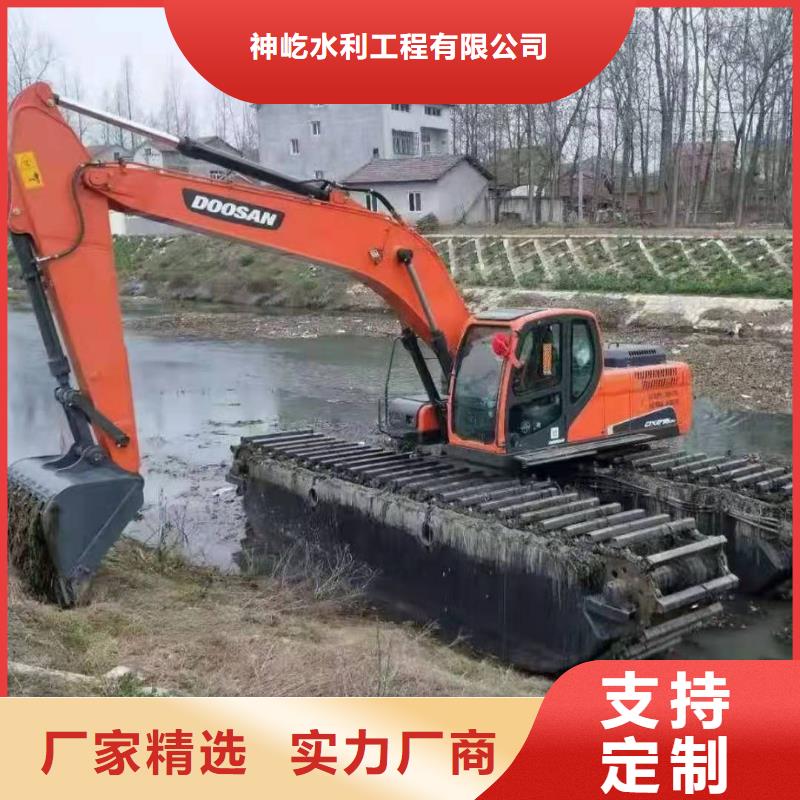 水上挖掘机出租水上船挖机租赁精选优质材料