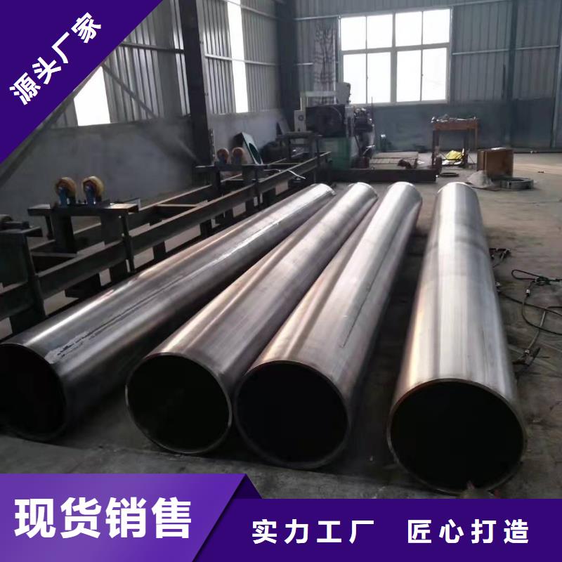 大口径钢板卷管图片桥梁护栏钢板立柱实体大厂