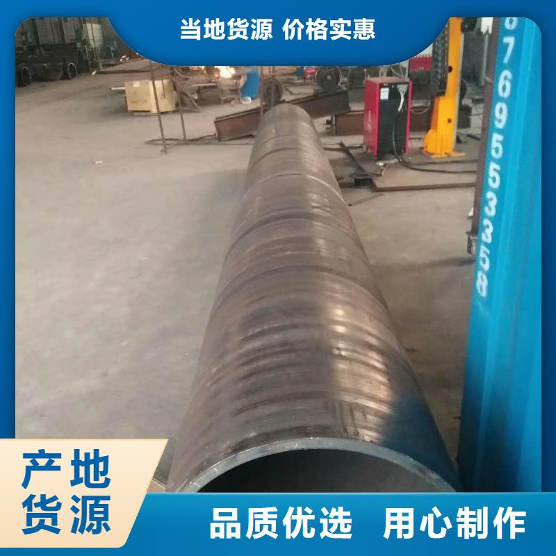 大口径钢板卷管图片桥梁护栏钢板立柱实体大厂
