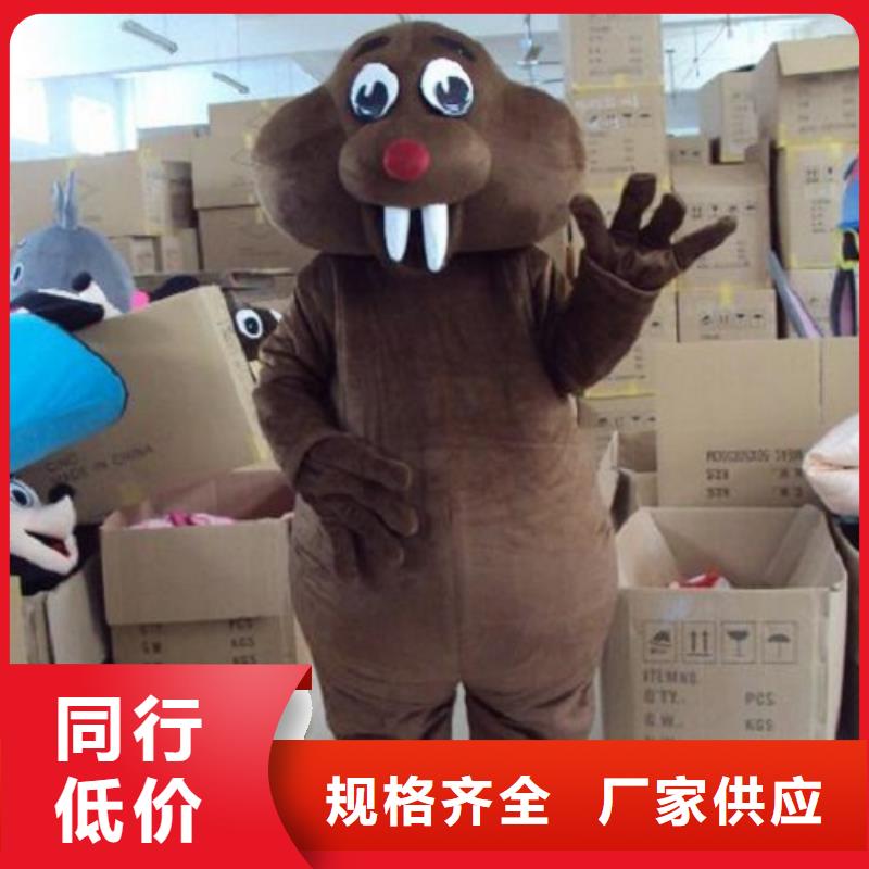 行走人偶服装定制厂家,套头玩偶服质地良