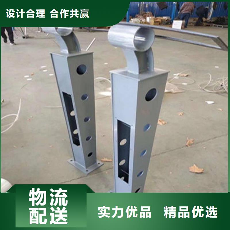 桥梁护栏立柱,国道抗冲击围栏实体厂家大量现货