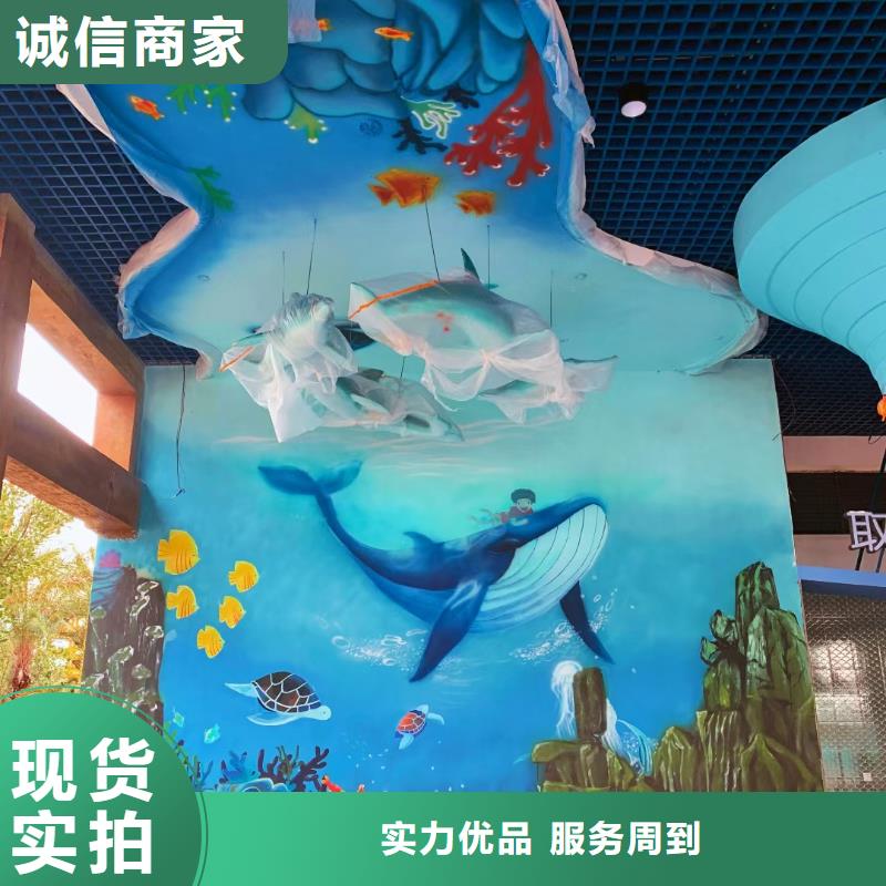 墙绘彩绘手绘墙画壁画墙体彩绘祠堂古建筑壁画支持大小批量采购