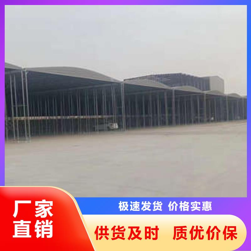 推拉雨棚来厂考察
