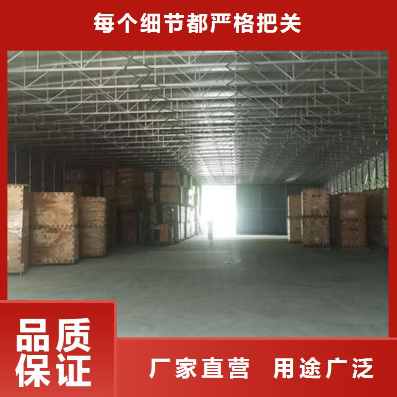 推拉雨棚来厂考察