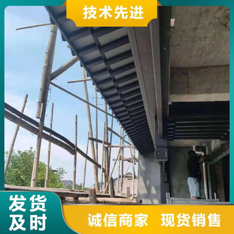 铝代木古建,古铜色回廊建筑信誉至上