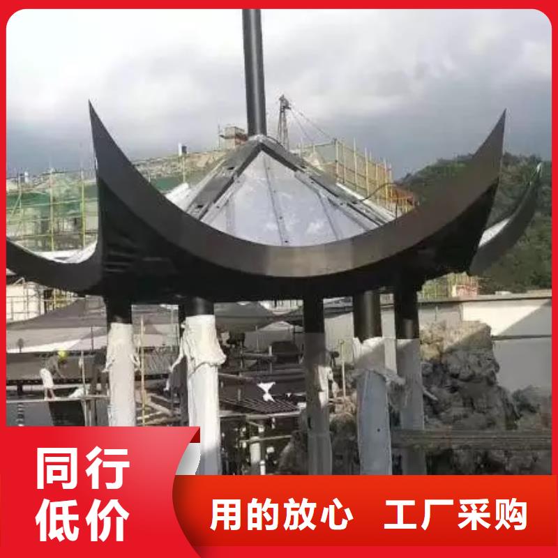 铝代木古建,古铜色回廊建筑信誉至上