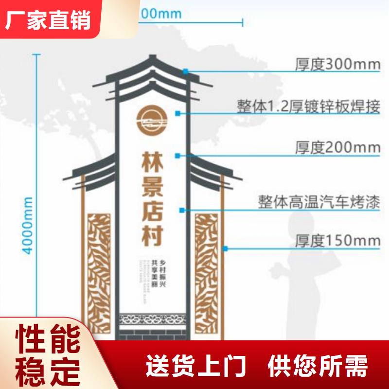 烤漆美丽乡村标牌厂家报价