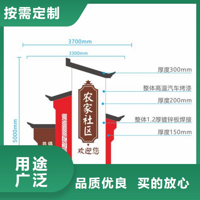 烤漆美丽乡村标牌价格实惠