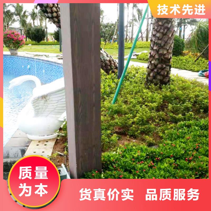 廊架长廊木纹漆，钢结构金属面木纹漆，仿木纹漆全包施工价格