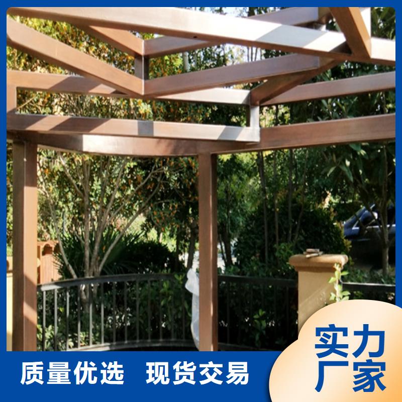 廊架长廊木纹漆,钢结构金属面木纹漆,仿木纹漆全包施工价格