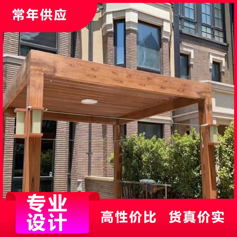 廊架长廊木纹漆,钢结构金属面木纹漆,仿木纹漆全包施工价格