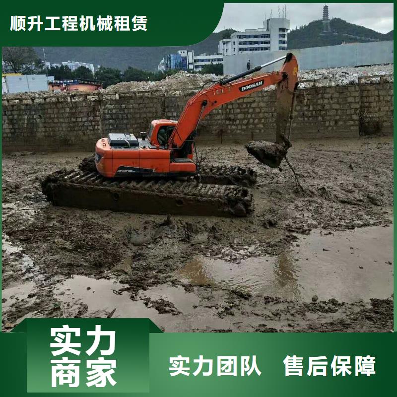 水上挖掘机租赁租赁湿地挖机团队