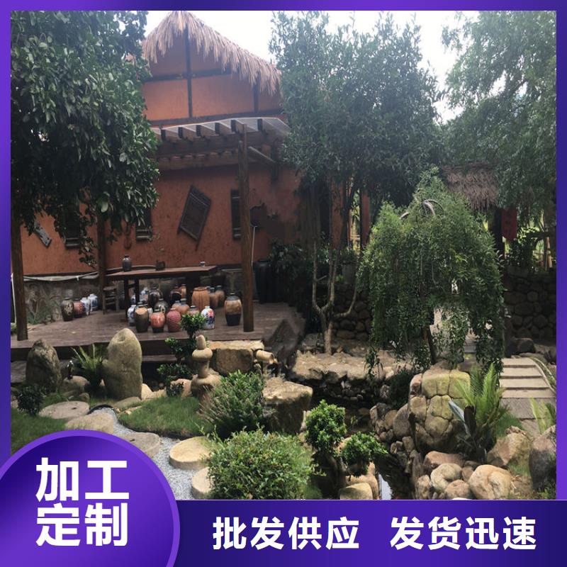 农家小院，乡村建设，民宿改造，仿夯土涂料定制施工