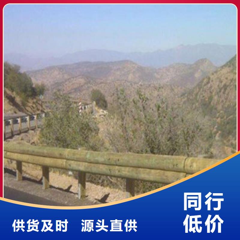 钢背木护栏-河道护栏做工精细