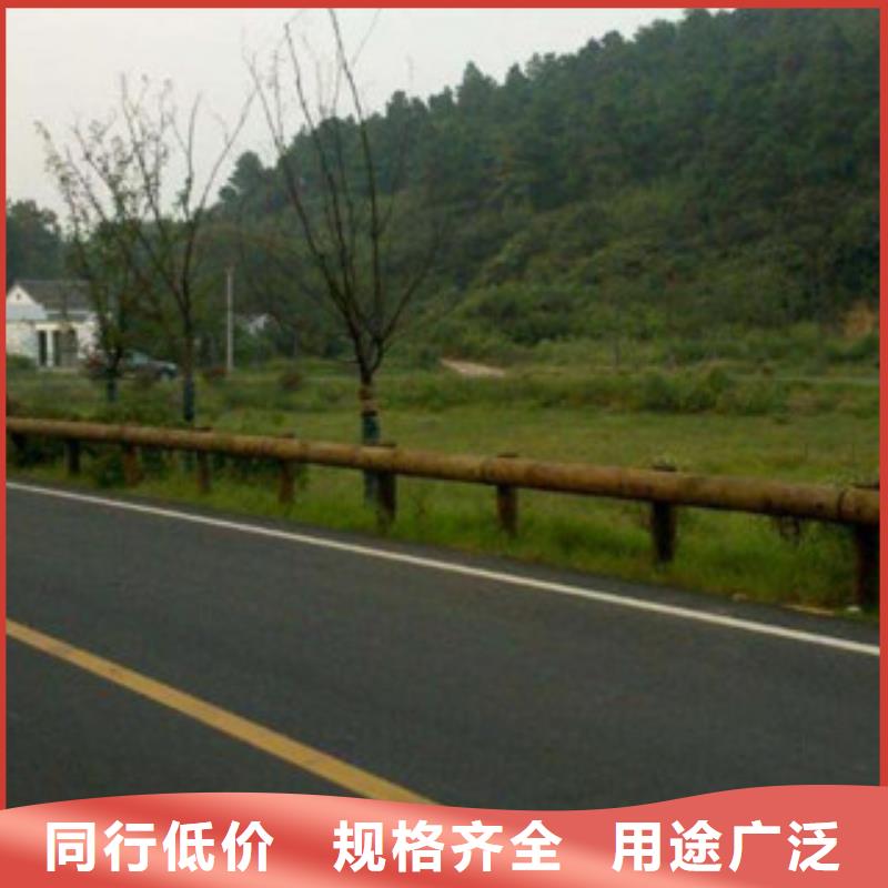 钢背木护栏_灯光护栏源头工厂